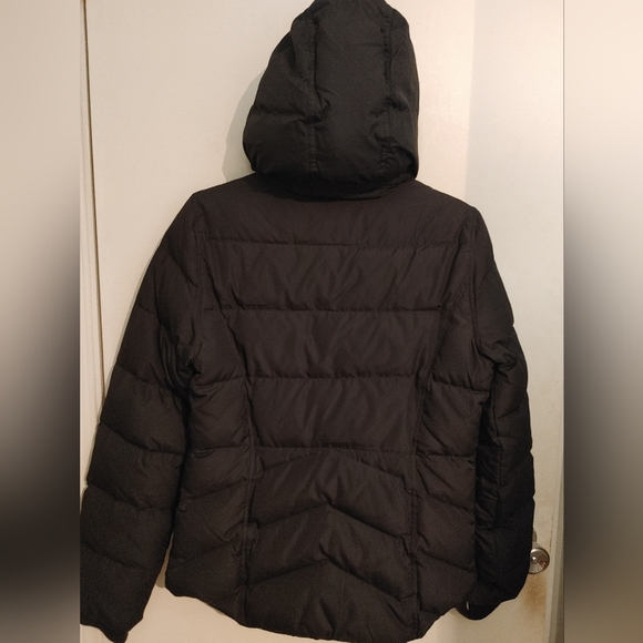 J Crew Down Puffer Jacket Sz.M Black - Picture 5 of 8